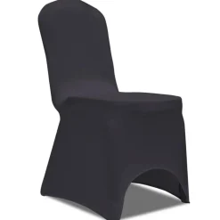 VIDAXL - Housse de chaise extensible 4 pcs anthracite