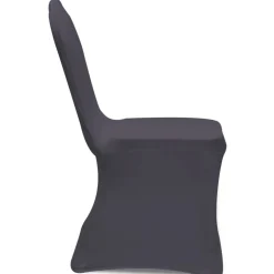 VIDAXL - Housse de chaise extensible 4 pcs anthracite