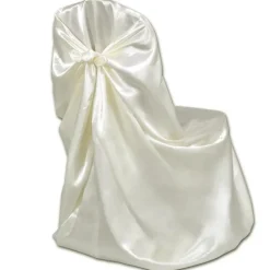 VIDAXL - Housse de chaise crème pour le banquet de mariage 6 pièces