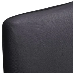 VIDAXL - Housse de chaise droite extensible 6 pcs anthracite