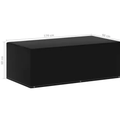 VIDAXL - Housse de meubles de jardin 6 œillets pour barbecue 170x90x60cm