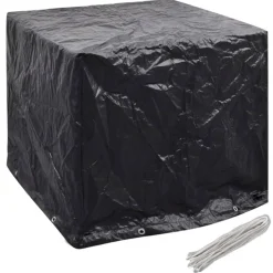 VIDAXL - Housse de réservoir d'eau de jardin 2pcs 8 œillet 116x100x120cm