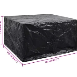 VIDAXL - Housse de salon de jardin 8 œillets 172 x 113 x 73 cm