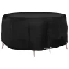 VIDAXL - Housse pour meubles de jardin 10 œillets ø260x90 cm rond