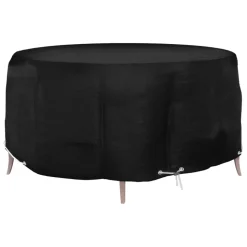 VIDAXL - Housse pour meubles de jardin 10 œillets ø260x90 cm rond