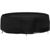 VIDAXL - Housse pour salon îlot 10 œillets ø236x67 cm rond