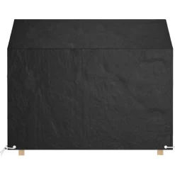 VIDAXL - Housses de banc de jardin 2 pcs 8 œillets 160x70x70/88 cm pe