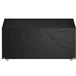 VIDAXL - Housses de banc de jardin 2 pcs 12 œillets 210x70x70/88 cm pe