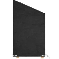 VIDAXL - Housses de banc de jardin 2 pcs 12 œillets 210x70x70/88 cm pe