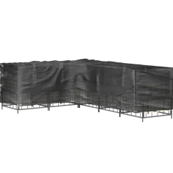 VIDAXL - Housses de salon de jardin en forme de l 2 pcs 16 œillets