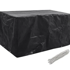VIDAXL - Housses de salon de jardin 2 pcs 8 œillets 180x70x90 cm
