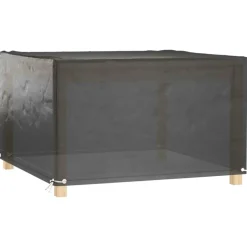 VIDAXL - Housses de salon de jardin 2 pcs 8 œillets 132x132x80 cm carré