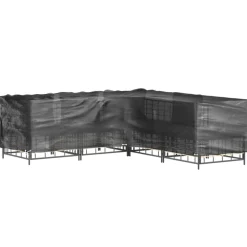 VIDAXL - Housses de salon de jardin en forme de l 2 pcs 16 œillets