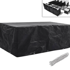 VIDAXL - Housses de salon de jardin 2 pcs rotin 10 œillets 229 x 113 cm
