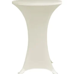 VIDAXL - Housses élastiques de table ø 70 cm crème 4 pcs