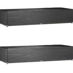 VIDAXL - Housses pour chaise longue 2 pcs 12 œillets 205x75x40 cm pe