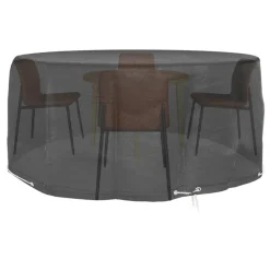 VIDAXL - Housses pour meubles de jardin 2 pcs 10 œillets ø260x90 cm rond