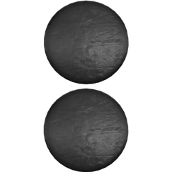 VIDAXL - Housses pour meubles de jardin 2 pcs 10 œillets ø260x90 cm rond