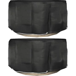 VIDAXL - Housses pour meubles de jardin 2 pcs 10 œillets ø230x90 cm rond