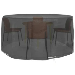 VIDAXL - Housses pour meubles de jardin 2 pcs 10 œillets ø230x90 cm rond