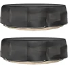 VIDAXL - Housses pour salon îlot 2 pcs 8 œillets ø188x50 cm rond