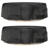 VIDAXL - Housses pour salon îlot 2 pcs 10 œillets ø236x67 cm rond