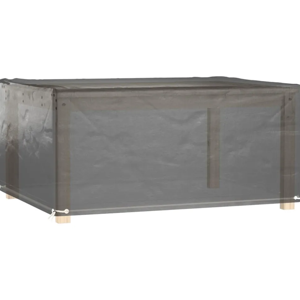 VIDAXL - Housses salon de jardin2pcs 8œillets 160x120x75cm rectangulaire