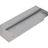 VIDAXL - Lame d'eau rectangulaire 30 cm acier inoxydable pour piscine