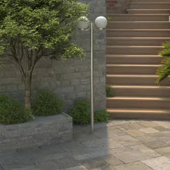 VIDAXL - Lampadaire de jardin 2 lampes 220 cm
