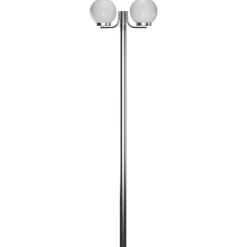 VIDAXL - Lampadaire de jardin 2 lampes 220 cm