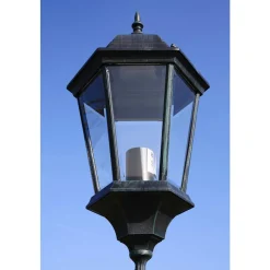 VIDAXL - Lampadaire de jardin 3 bras 230 cm vert foncé/noir aluminium