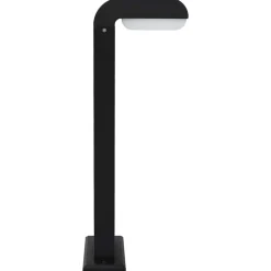 VIDAXL - Lampe led d'extérieur 9 w noir ovale
