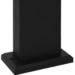 VIDAXL - Lampe led d'extérieur 9 w noir ovale