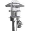 VIDAXL - Lampe murale led de patio acier inoxydable