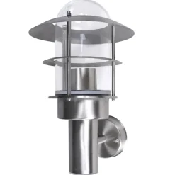 VIDAXL - Lampe murale led de patio acier inoxydable