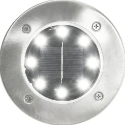 VIDAXL - Lampe solaire au sol 8 pcs lumières led blanches