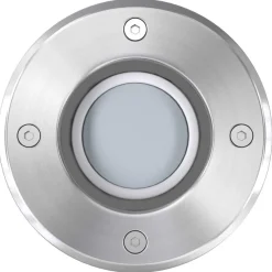 VIDAXL - Lampes au sol à led d'extérieur 3 pcs rond