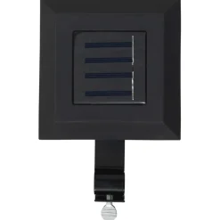 VIDAXL - Lampes solaires à led carrées d'extérieur 12 pcs 12 cm noir
