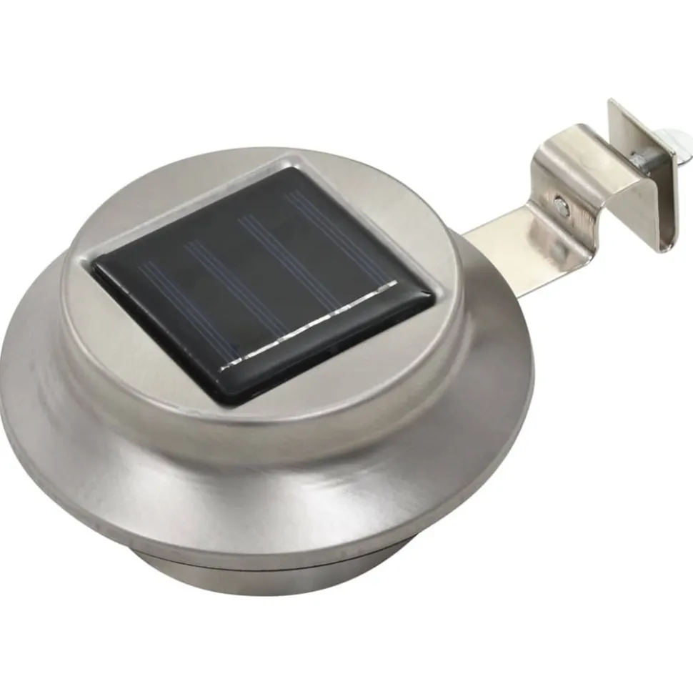 VIDAXL - Lampes solaires à led rondes d'extérieur 12 pcs 12 cm blanc