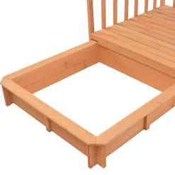 VIDAXL - Maison de jeu d'enfants et bac à sable bois de sapin bleu uv50
