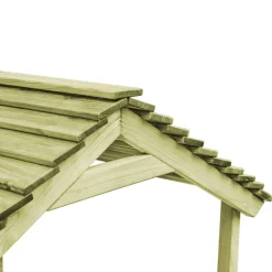 VIDAXL - Maisonnette d'extérieur avec bac à sable 128x120x145 cm pin