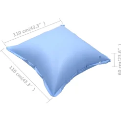 VIDAXL - Oreillers gonflables de housse de piscine hors sol 2 pcs