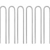 VIDAXL - Piquets de tente 6 pcs en forme de u 30 cm ø7mm acier galvanisé