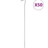 VIDAXL - Piquets de tente 50 pcs 30 cm ø7 mm acier galvanisé