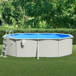 VIDAXL - Piscine avec échelle de sécurité 490x360x120 cm