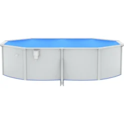VIDAXL - Piscine avec pompe filtrante à sable et échelle 490x360x120 cm