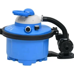 VIDAXL - Pompe de filtration à sable bleu et noir 385x620x432mm 200w 25l