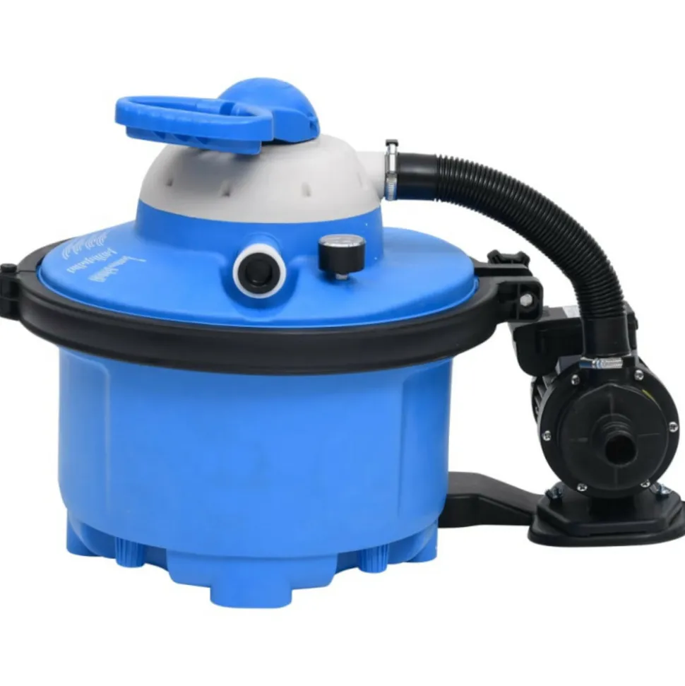 VIDAXL - Pompe de filtration à sable bleu et noir 385x620x432mm 200w 25l