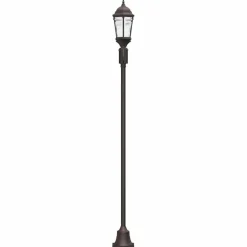 VIDAXL - Poteau de lumière de jardin bronze aluminium, verre