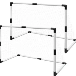 VIDAXL - Set de mini-but de football poteau et filet enfants 2pcs 91,5x48x61 cm